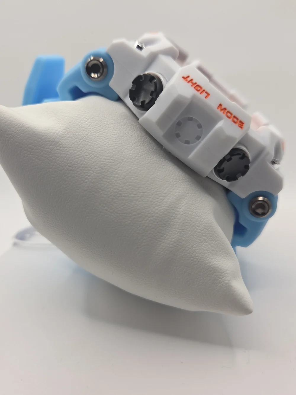 Activa White and Light Blue Digital Sports Watch